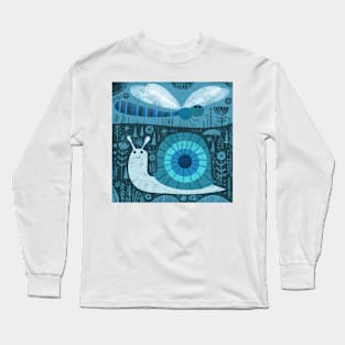 Dragonfly and Snail Long Sleeve T-Shirt